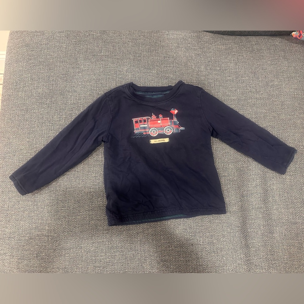 Janie and Jack Reversible Holiday Shirt - 2T-3T